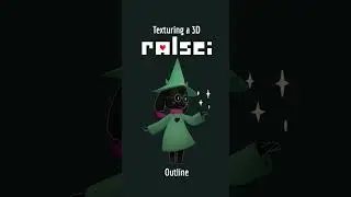 Texturing a 3D Ralsei! (Deltarune)