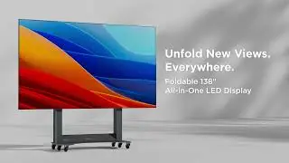 Unfold New Views. Everywhere. – ViewSonic LDS138-151 Foldable All-in-One LED Displays