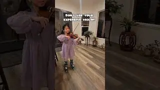 How to play the violin on skates 🤩