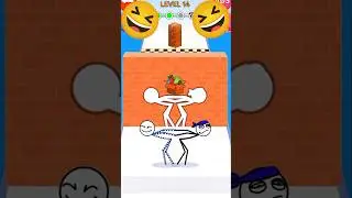 Through the wall 😲🧱 amazing android game play level--14 #shorts #tootalgaming69 #funnygameplay