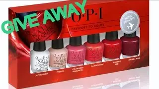 100K VIEWS INTERNATIONAL GIVE AWAY  | O.P.I NAIL LACQUERS