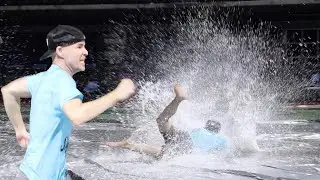 DIVING ON THE TARP after a CRAZY STORM at a Minor League Baseball game (Beloit Sky Carp)