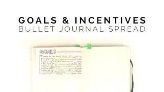 how to motivate yourself to reach your goals ⭐ goal tracking bullet journal spread