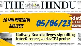 05 June 2023 The Hindu Newspaper Analysis