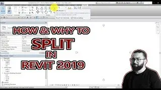How to Delete and Split why to Split an element - AUTODESK REVIT 2019
