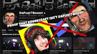 PROOF THAT @KreekCraft ISN’T @DaFuqBoom !