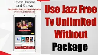 Jazz, Free Tv, Chalaye Unlimited, Without Package,