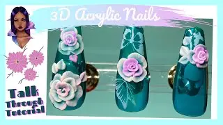 3D ACRYLIC FLOWERS TUTORIAL (beginner friendly)