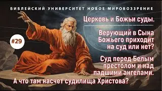 Церковь и Суды Божьи. Верующий в Сына Божьего на суд приходит?.. | Семинар 29 | А. Ледяев | 10.04.24