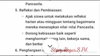 Masa Pengenalan Profile Pelajar Pancasila di kelas 4 Sekolah Dasar