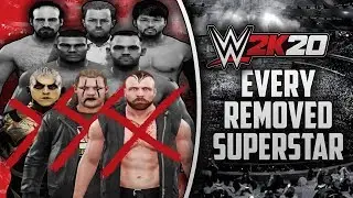EVERY REMOVED SUPERSTAR FROM WWE 2K20