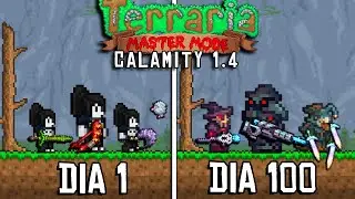 PASSEI 100 DIAS NO TERRARIA 1.4 MASTER C/TODAS CLASSES (CALAMITY)