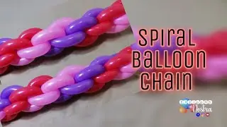 3 pcs. 260Q Spiral balloon chain