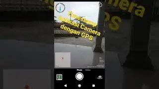 Timestamp Aplikasi kamera dengan GPS dan waktu