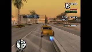 Transporting in 00:47? Nitro taxi driver in gta san andreas 377(LV)