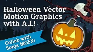 Make Motion Graphics Assets with AI - Stable Diffusion + Illustrator Tutorial 2022