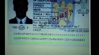 MRZ detection Using OpenCV Python