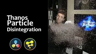 Avengers Disintegration Effect with Particles in DaVinci Resolve & Fusion