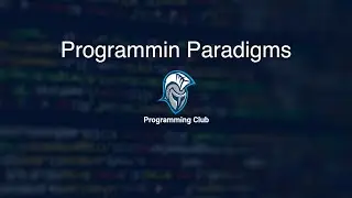 Programming Paradigms