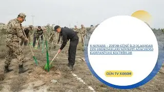 8 Noyabr - Zəfər Günü ilə əlaqədar DİN əməkdaşları növbəti ağacəkmə kampaniyası keçiriblər