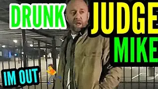 JUDGE FLEES POLICE !!! 😳