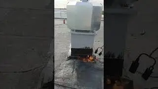Крышный вентилятор ВКР ВВ монтаж на стакан СМ.