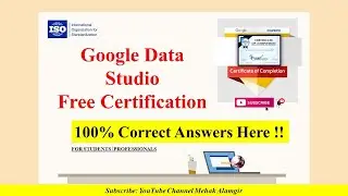 Google Data Studio Certification - The Digital Adda