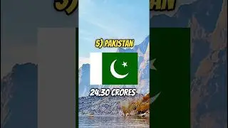 Top 5 Most Populated Countries In 2024 👀🌍 || #top5 #viral #country