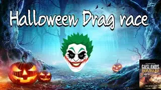 Halloween drag race for gaslands