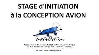 Présentation du 35ème Stage d'Initiation à la Conception Avion d'Interaction (8 au 13 Juillet 2023)