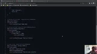 9. Source code of First app | REST APIs using Flask