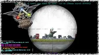 Headshot и Спинозавр Наш в ARK: Survival of the Fittest