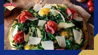 Клинский рецепт: пицца с Парме и соусом песто
