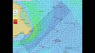 Tidal Currents for Prada Cup 15th Jan. Course C