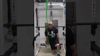 Up-Down Split Squats for Deep Core and Pelvic Floor using a band and kettlebell
