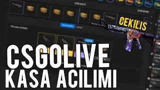 CSGOLİVE KASA AÇILIMI! M4A4 DRAGON KİNG ÇEKİLİŞİ