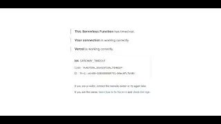 Conectar vercel e banco de dados mongoDB (error 504) resolvido.