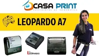Impressora Portátil Mobile Térmica A7 Leopardo | 80 mm (3 Polegadas) - Casa Print