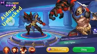 Mobile Legends Adventure:New hero unlocked(Aldous)New chapter unlocked,MY HEROES VS ESTES AND LOLITA