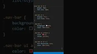 Navigation Menu in HTML