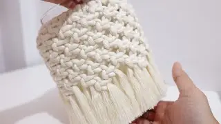 DIY Easy Macrame Jar Cover | Bedside Lamp | Night Lamp
