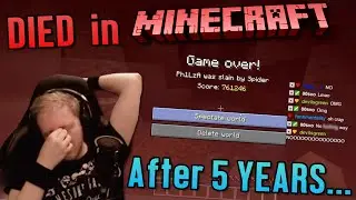 This Guy DIED In Minecraft Hardcore After 5 YEARS...