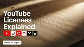 YouTube Licenses Explained | Standard vs Creative Commons