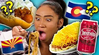 Where Is This Food From? - U.S. States Edition! | People Vs. Food