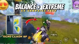 Tecno Camon 18P HD Graphics PUBG Test⚡ | Livik Gameplay | PUBG Mobile