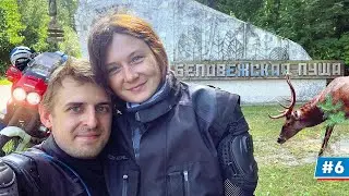 Motorcycle Trip Around Belarus: Belovezhskaya Pushcha - Route P98 #6