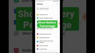 Battery percentage show on mobile !! #shorts