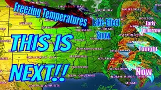 Here Comes The Snow, Freezing Temperatures, Damaging Winds, Flooding & More...