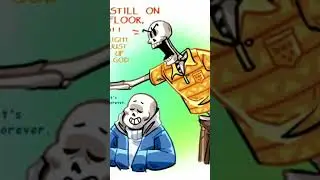 Sans Wont Pick Up His Sock! Undertale Comic Dub! 