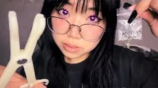 WLW ASMR| Obsessed girl Pierces you at a Sleepover🏳️‍🌈 (lofi)
